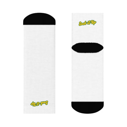 Plain White Crew Socks