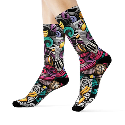 Bold Grffiti Socks