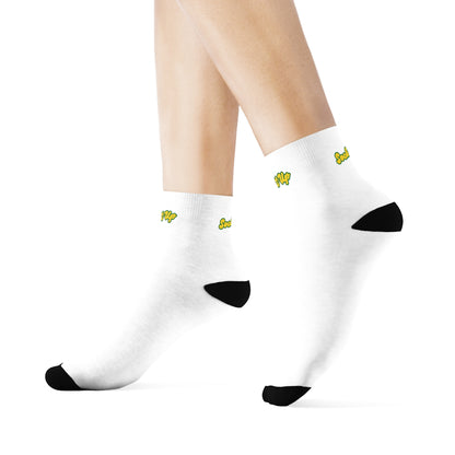 Plain White Crew Socks