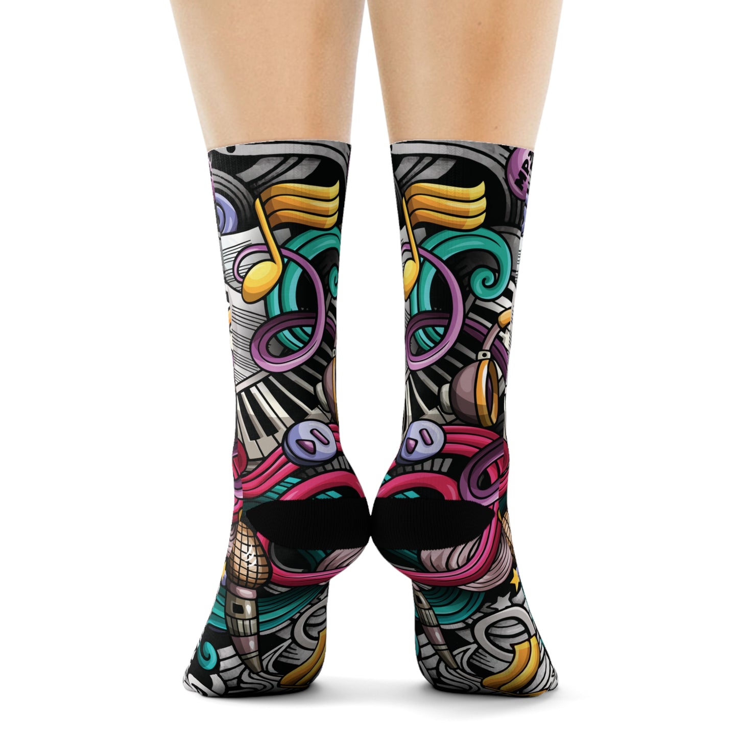 Bold Grffiti Socks