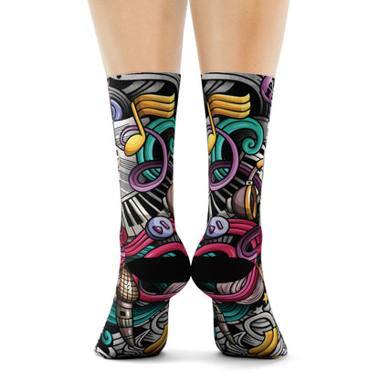 Bold Grffiti Socks