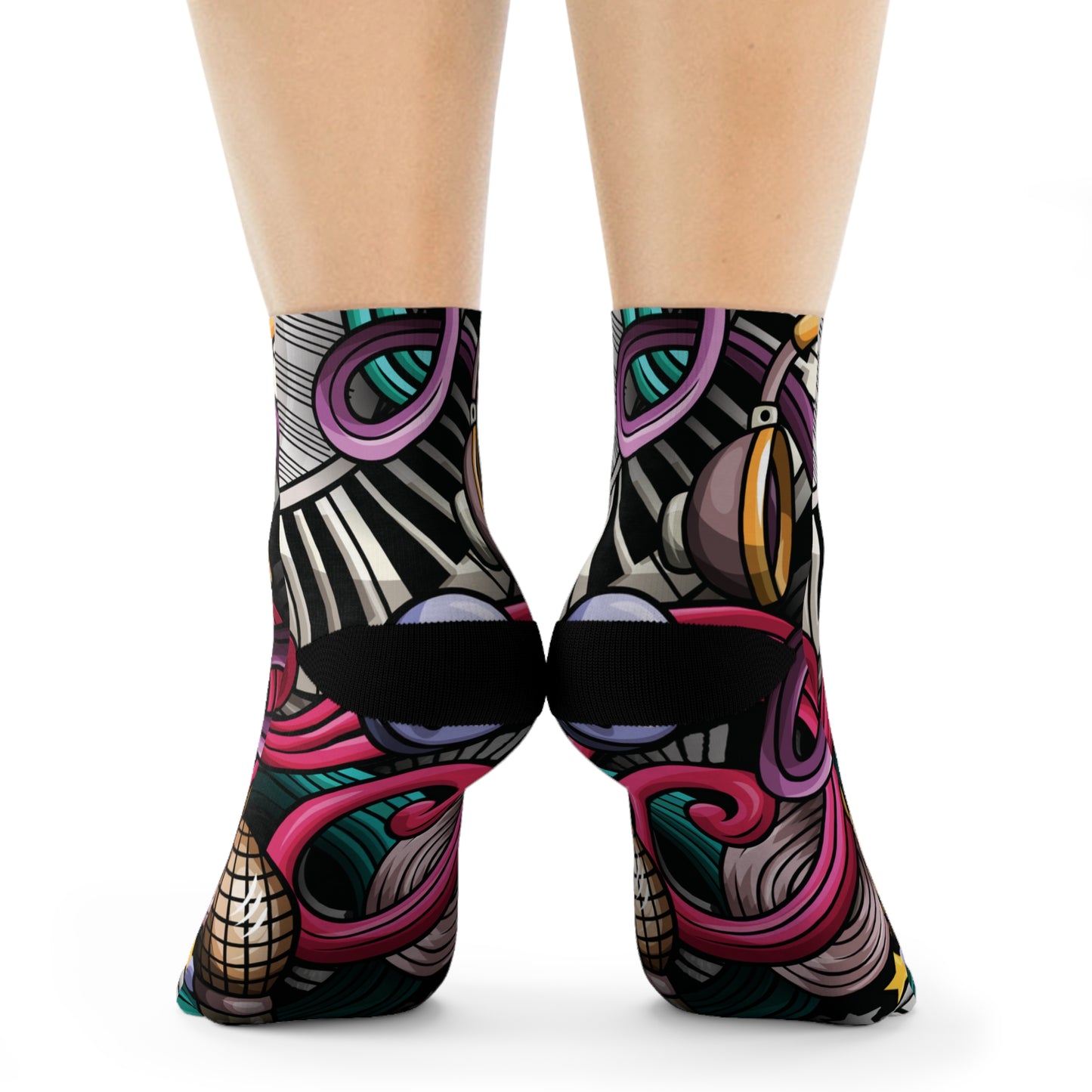 Bold Grffiti Socks